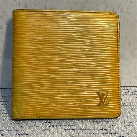 louis vuitton yellow|Louis Vuitton yellow wallet.